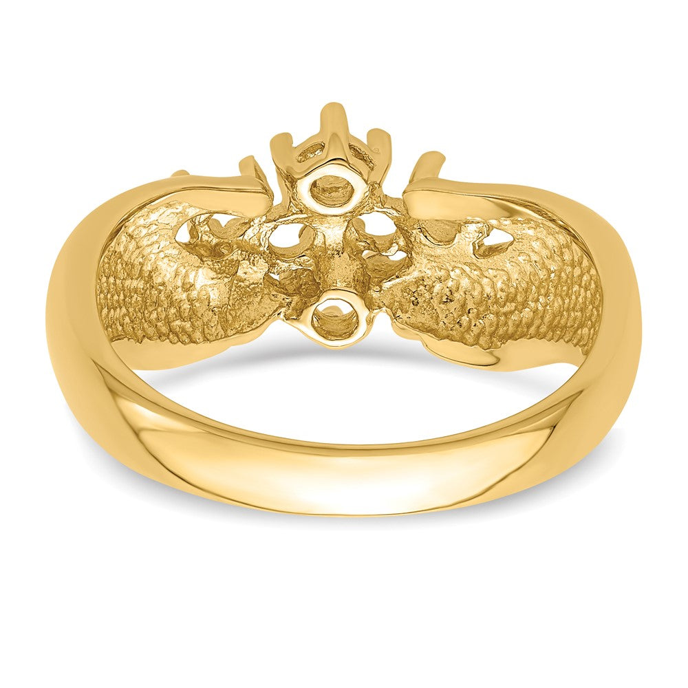 14k 6 Genuine Stone Family Ring