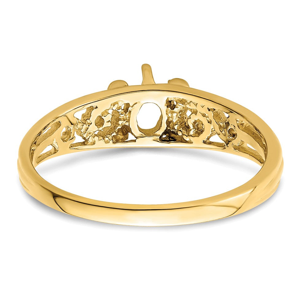 14k 1 Genuine Stone Family Ring