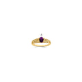14k 1 Synthetic Stone Family Ring