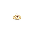 14k 2.5mm Synthetic Family Jewelry Ring