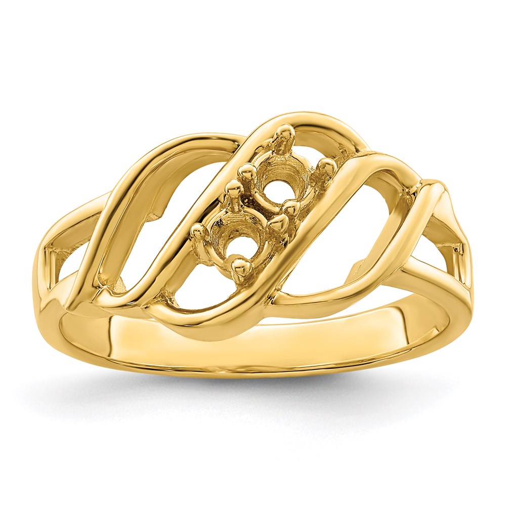 14k Synthetic Family Jewelry Ring