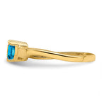 14k Synthetic Family Jewelry Ring