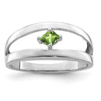 14k White Gold Genuine Family Jewelry Ring