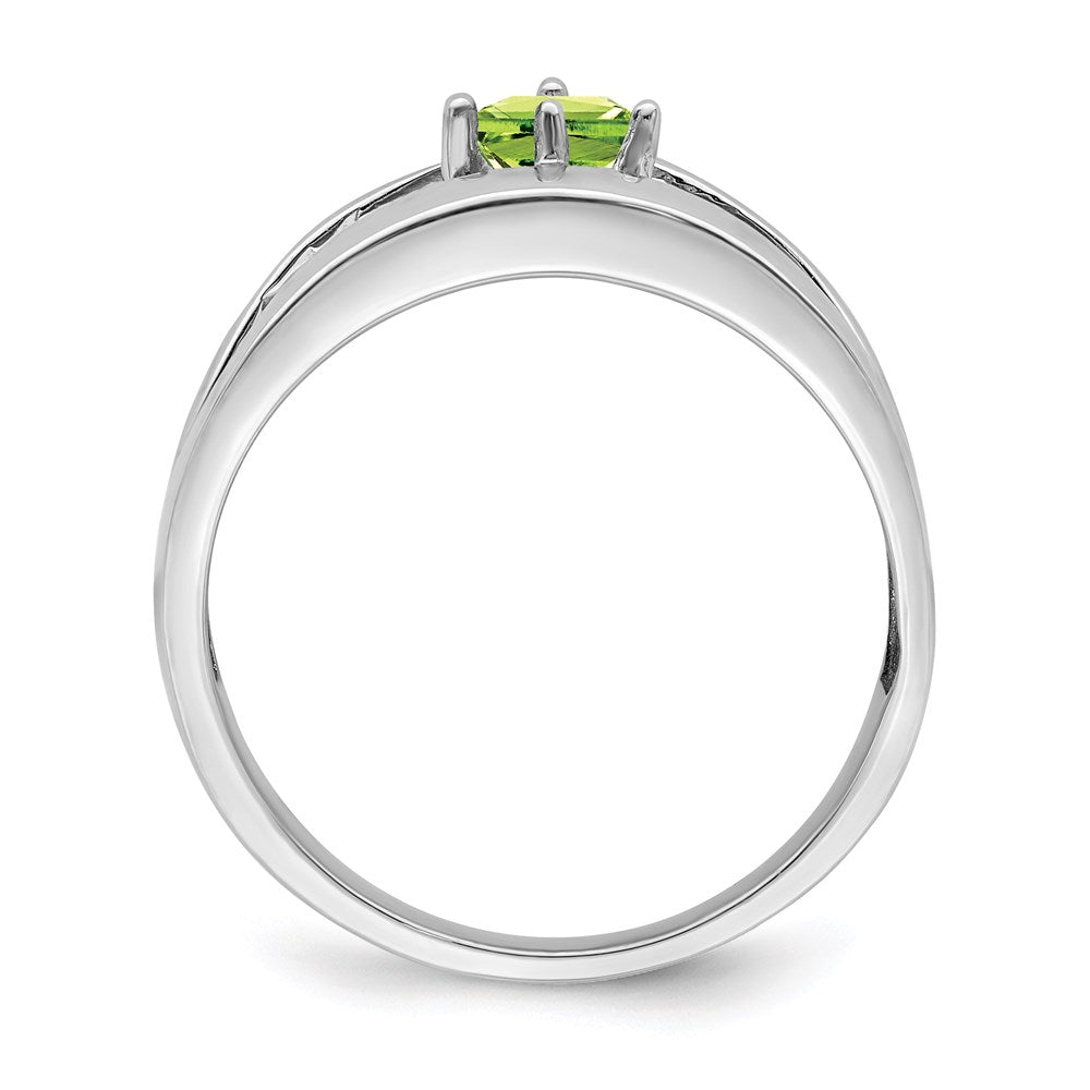 14k White Gold Genuine Family Jewelry Ring