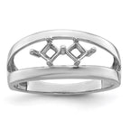 14k White Gold Genuine Family Jewelry Ring