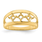 14k Synthetic Family Jewelry Ring