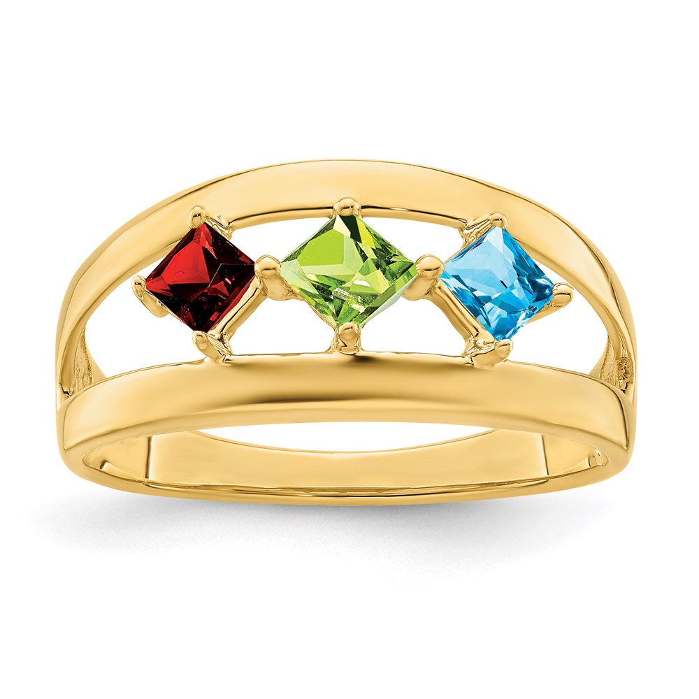 14k Genuine Family Jewelry Ring