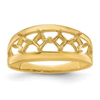 14k Synthetic Family Jewelry Ring