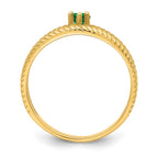 14k Synthetic Family Jewelry Ring