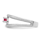 14k White Gold Genuine Family Jewelry Ring