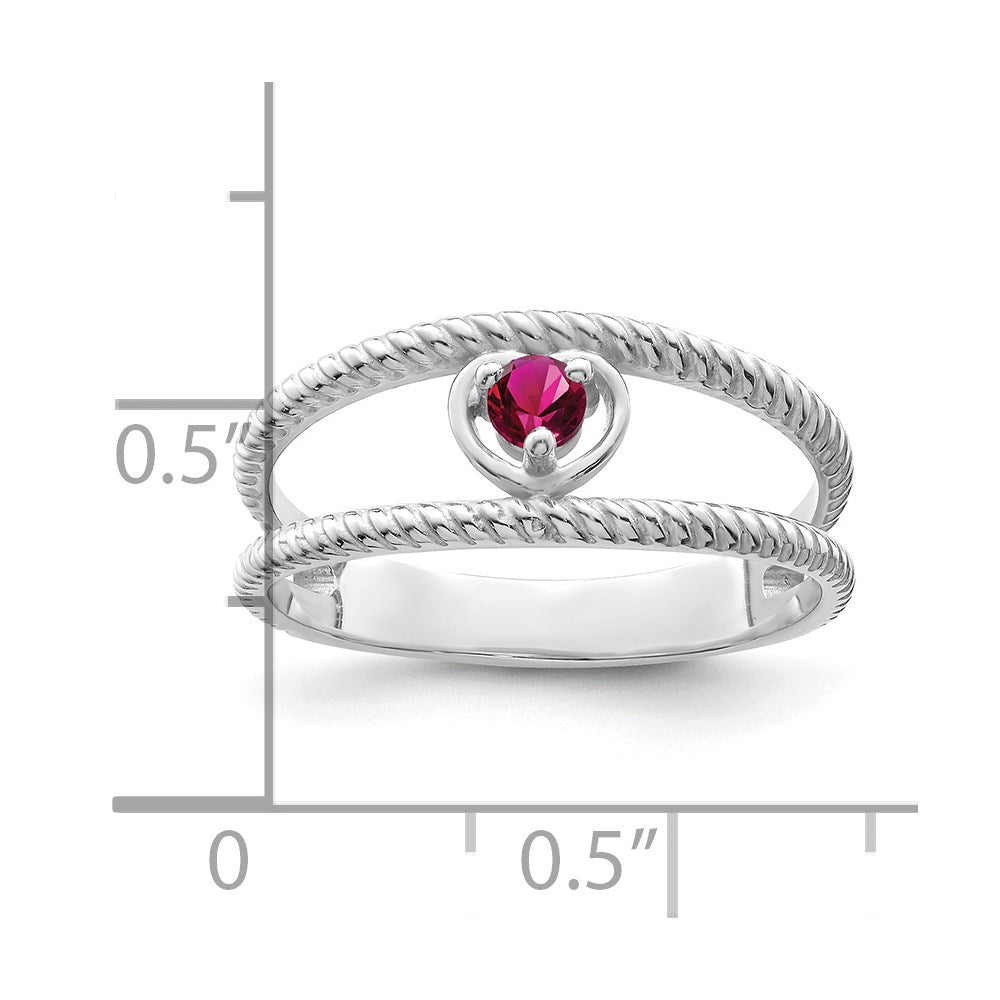 14k White Gold Genuine Family Jewelry Ring