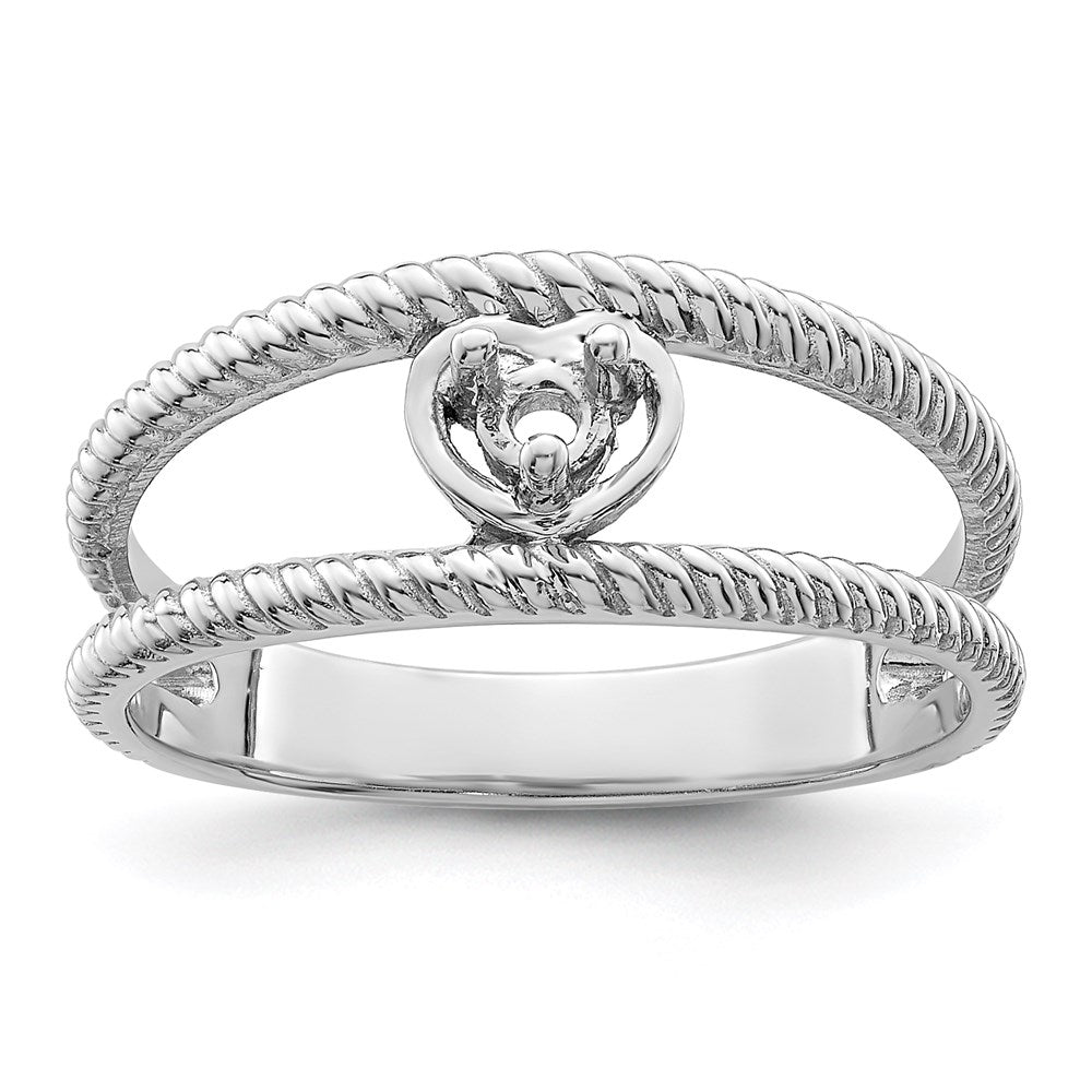 14k White Gold Genuine Family Jewelry Ring