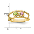14k Genuine Family Jewelry Ring