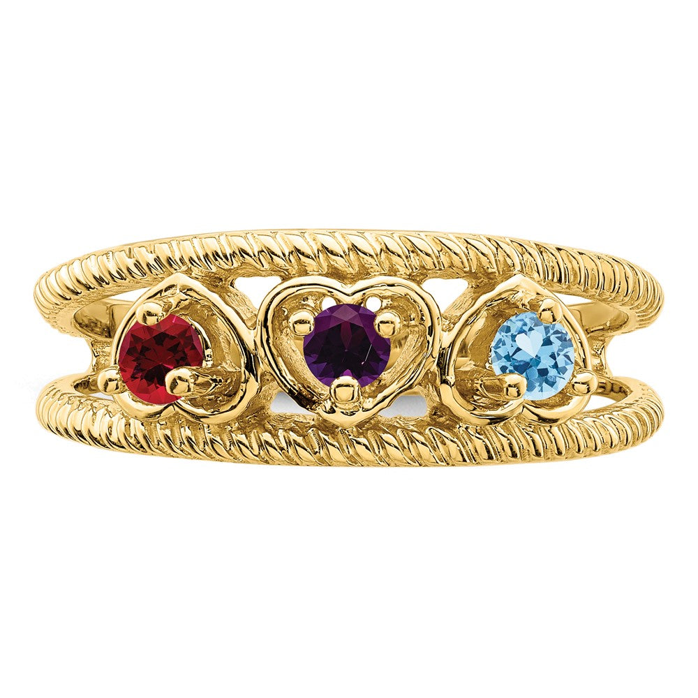 14k Genuine Family Jewelry Ring