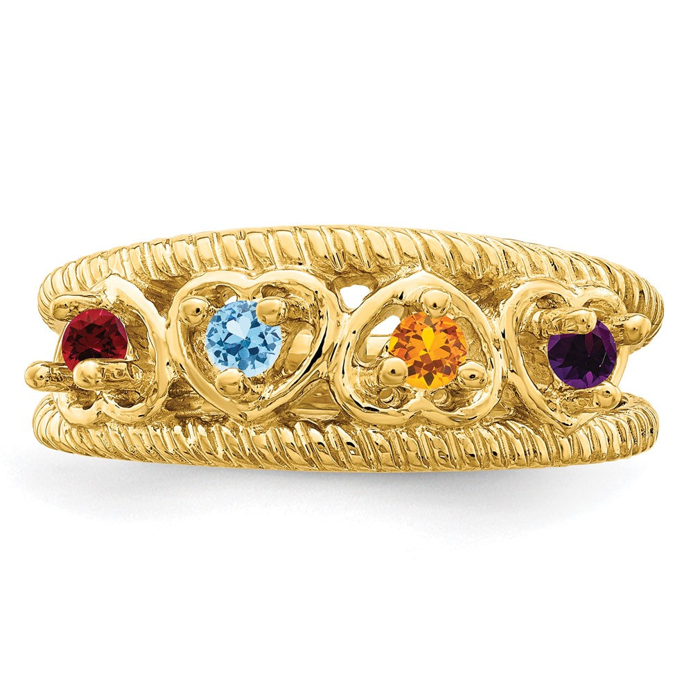 14k Genuine Family Jewelry Ring