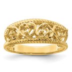 14k Synthetic Family Jewelry Ring