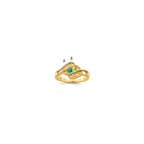 14k Synthetic Family Jewelry Ring