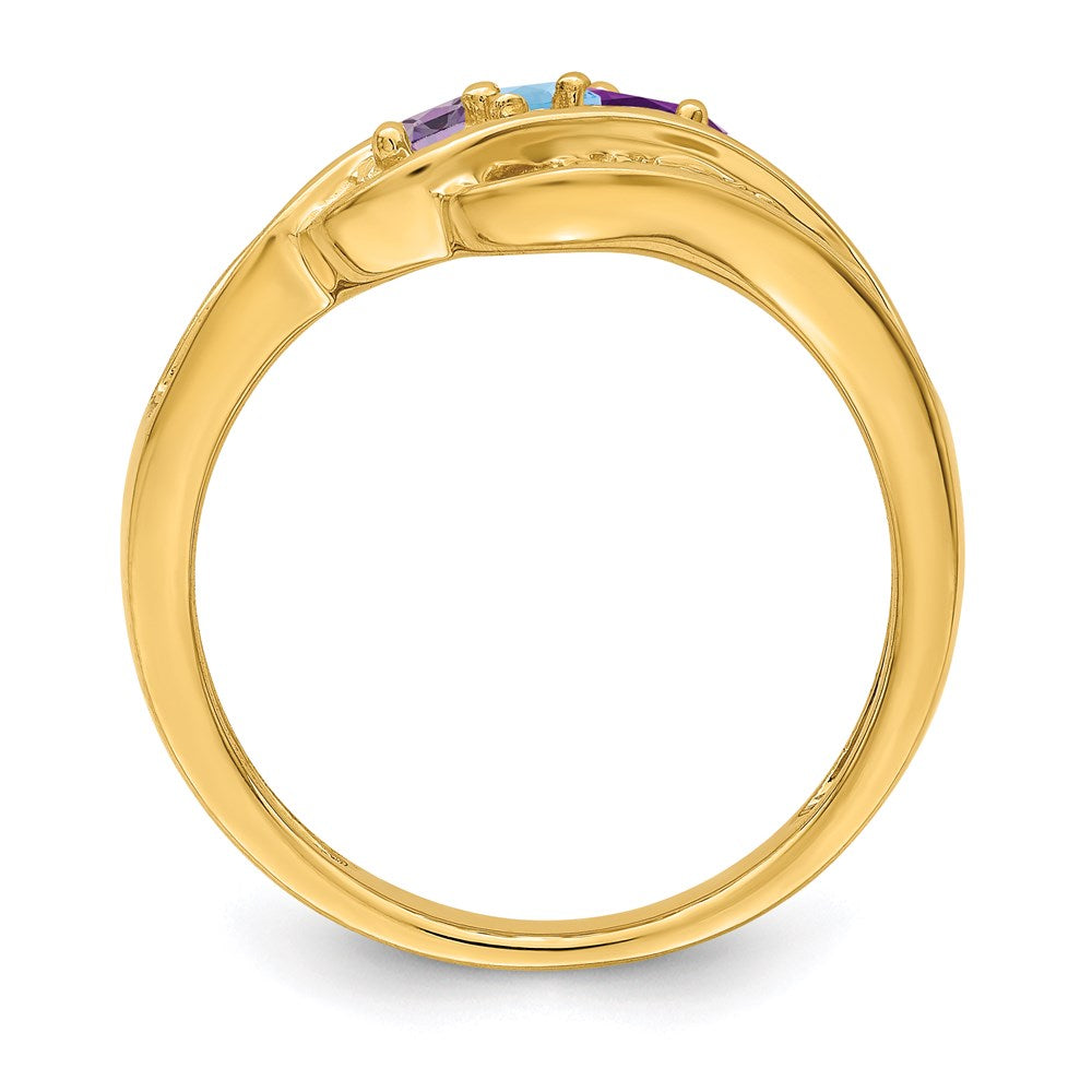 14k Genuine Family Jewelry Ring