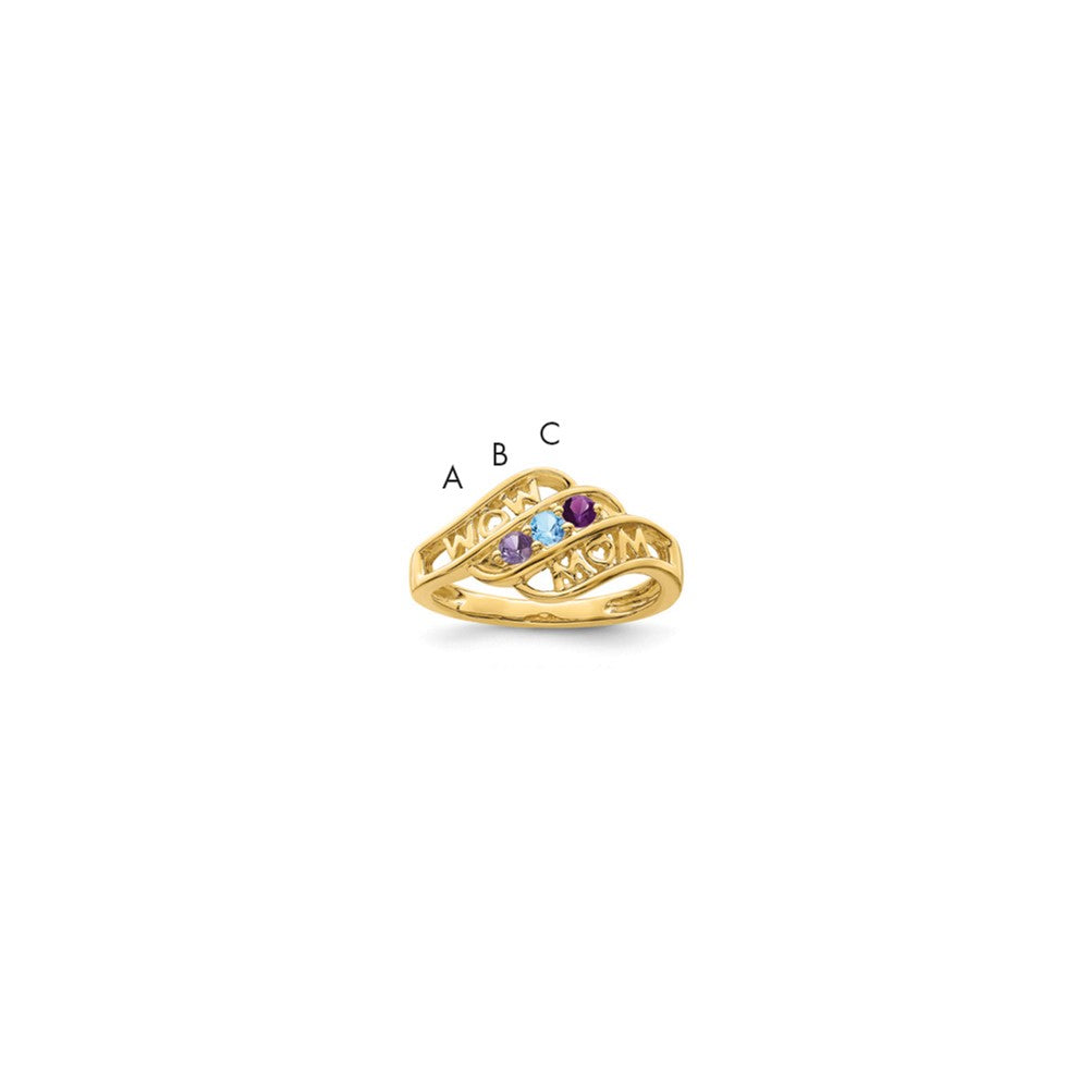 14k Genuine Family Jewelry Ring
