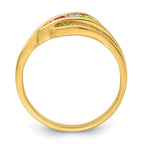 14k Synthetic Family Jewelry Ring
