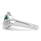 14k White Gold Genuine Family Jewelry Ring