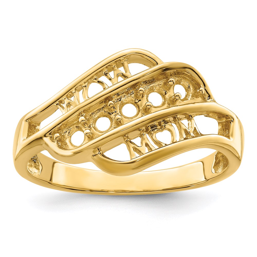 14k Genuine Family Jewelry Ring