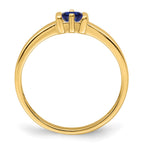 14k Genuine 1 Stone Mother's Ring