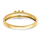 14k Genuine 1 Stone Mother's Ring