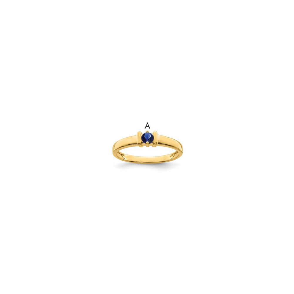 14k Synthetic Family Jewelry Ring
