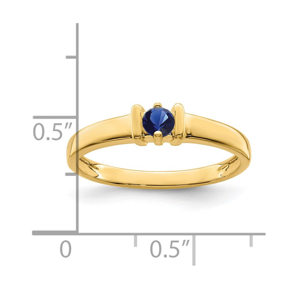 14k Synthetic Family Jewelry Ring