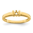 14k Genuine 1 Stone Mother's Ring
