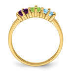 10k Synthetic Family Jewelry Ring