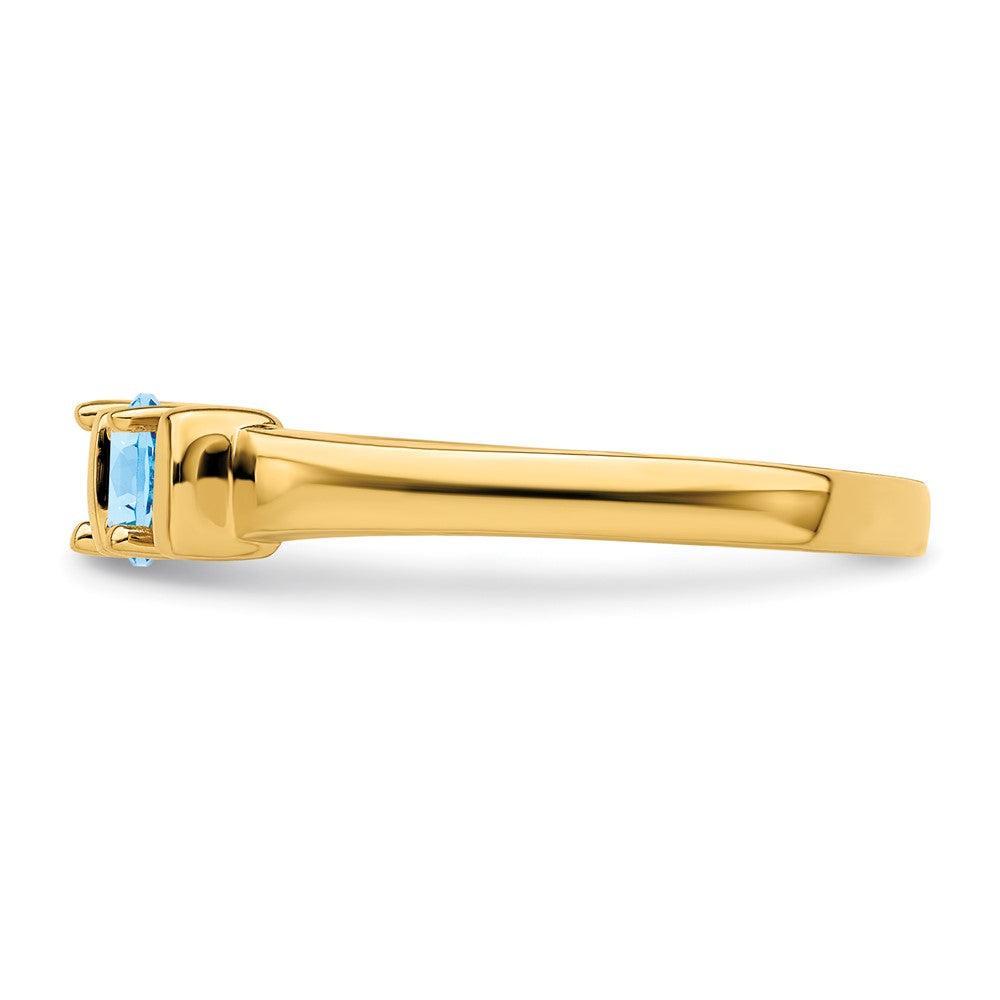 14k Synthetic Family Jewelry Ring