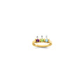 10k Synthetic Family Jewelry Ring