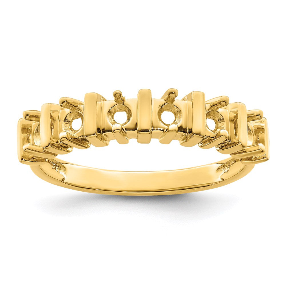 14k Synthetic Family Jewelry Ring