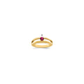 14k 3mm Synthetic Family Jewelry Ring