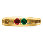 14k 3mm Genuine Family Jewelry Ring