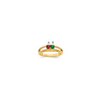 14k 3mm Synthetic Family Jewelry Ring