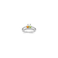 14k White Gold 3mm Genuine Family Jewelry Ring