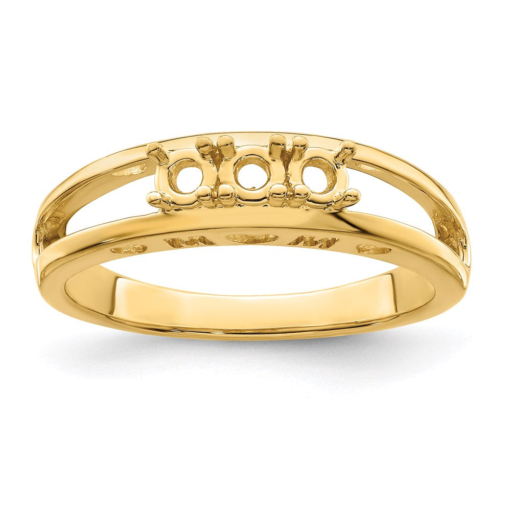14k 3mm Genuine Family Jewelry Ring