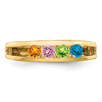 14k 3mm Genuine Family Jewelry Ring