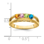 14k 3mm Genuine Family Jewelry Ring