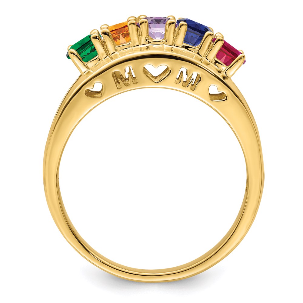 14k 3mm Genuine Family Jewelry Ring