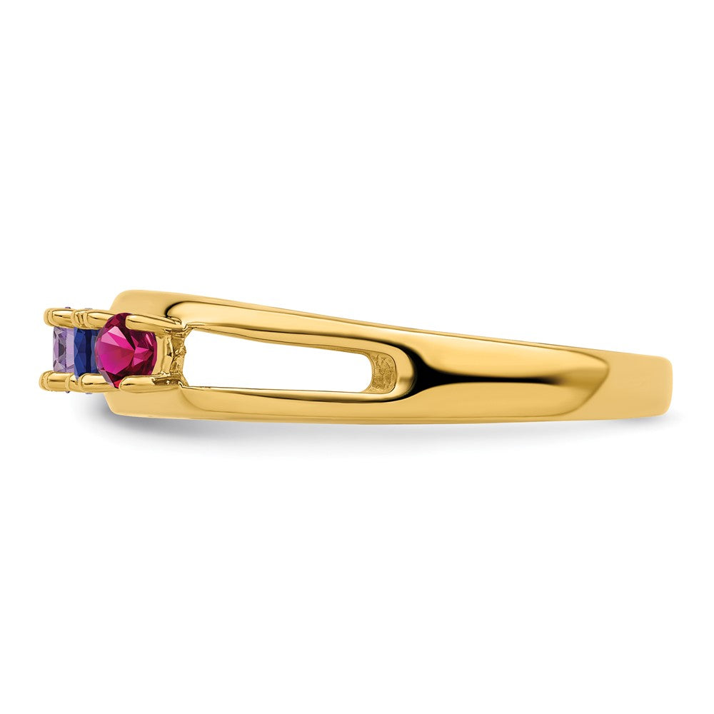 14k 3mm Genuine Family Jewelry Ring