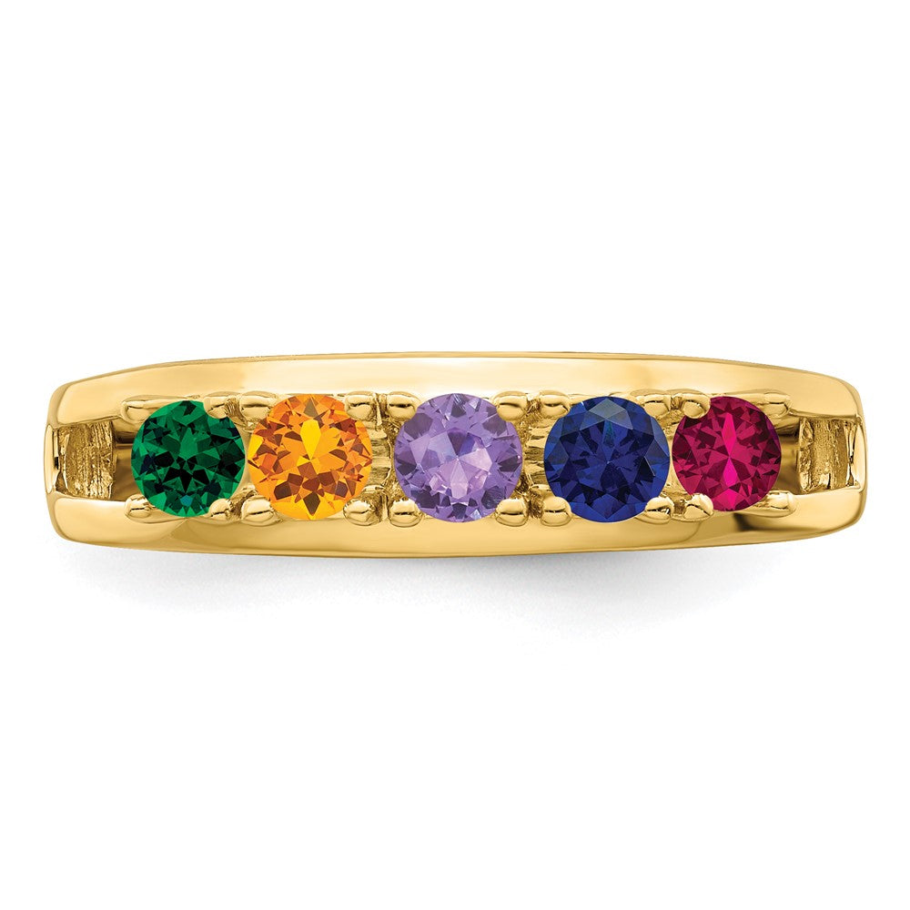 14k 3mm Genuine Family Jewelry Ring