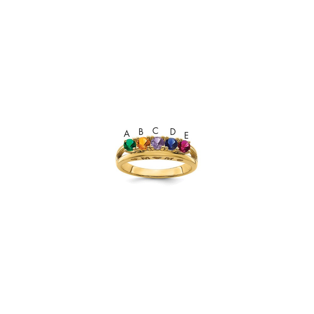 14k 3mm Genuine Family Jewelry Ring