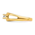 14k Synthetic Family Jewelry Ring