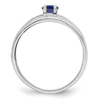 14k White Gold Genuine Family Jewelry Ring