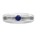 14k White Gold Genuine Family Jewelry Ring