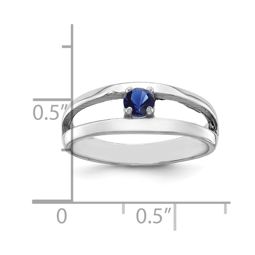 14k White Gold Genuine Family Jewelry Ring